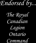 Endorsed by the Royal Canadian Legion Ontario Command